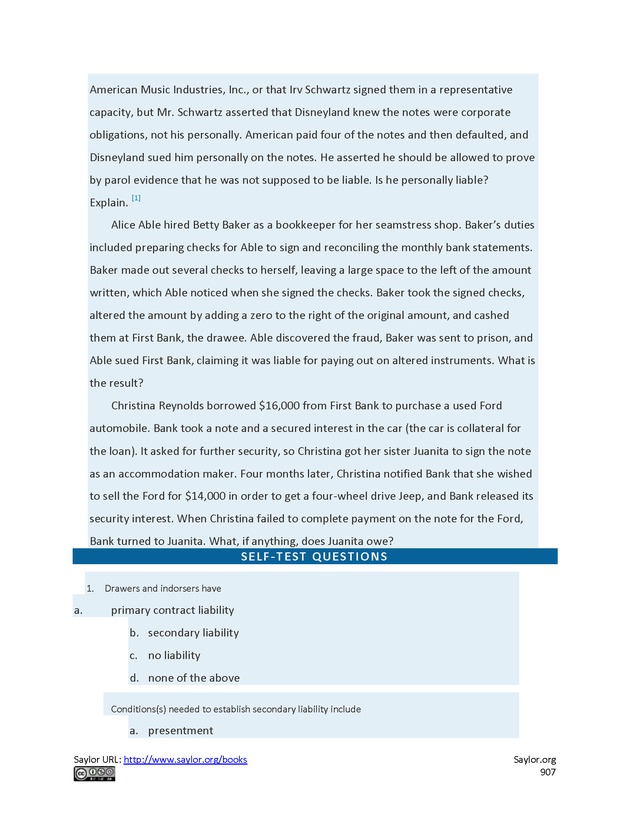 Business Law and the Legal Environment - Page 907